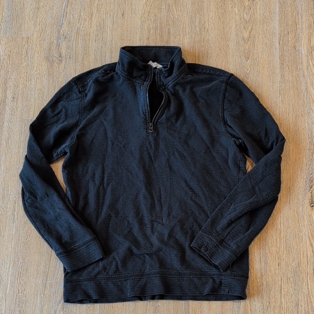 Calvin Klein 100% Cotton Quarter-Zip Sweatshirt-Men's L